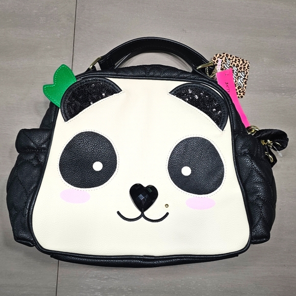 Betsey Johnson Handbags - NWT Betsey Johnson Panda Insulated Lunch Tote